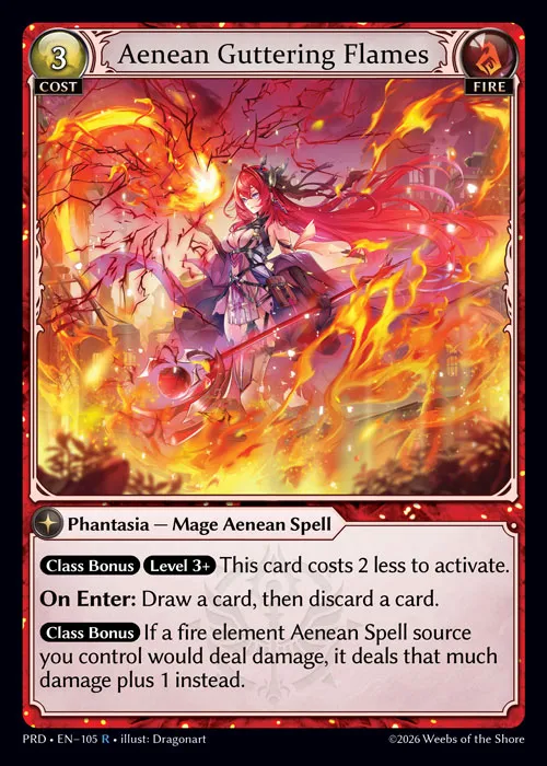 Aenean Guttering Flames — .asphodel/paradise — Grand Archive