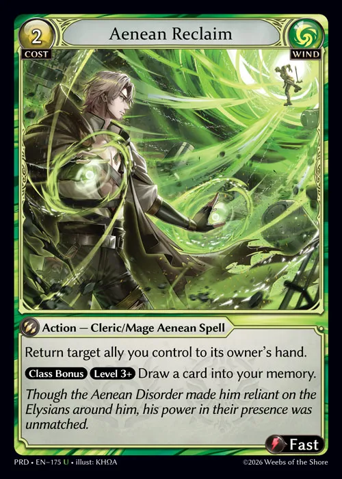 Aenean Reclaim — .asphodel/paradise — Grand Archive
