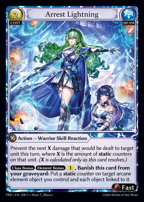 Arrest Lightning — .asphodel/paradise — Grand Archive