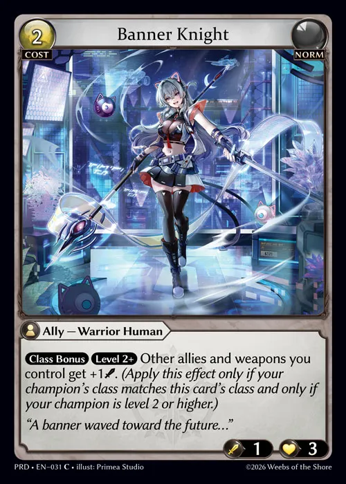Banner Knight — .asphodel/paradise — Grand Archive