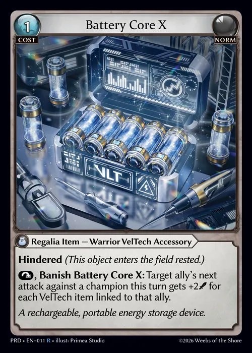 Battery Core X — .asphodel/paradise — Grand Archive