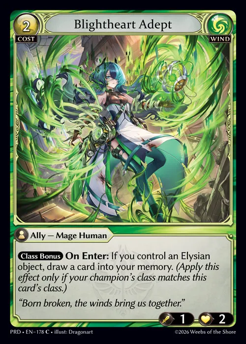 Blightheart Adept — .asphodel/paradise — Grand Archive