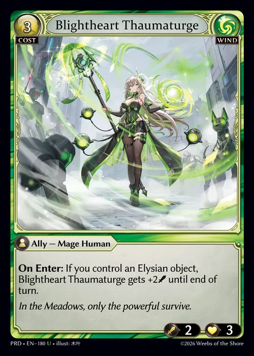 Blightheart Thaumaturge — .asphodel/paradise — Grand Archive