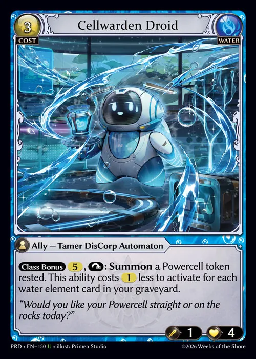 Cellwarden Droid — .asphodel/paradise — Grand Archive