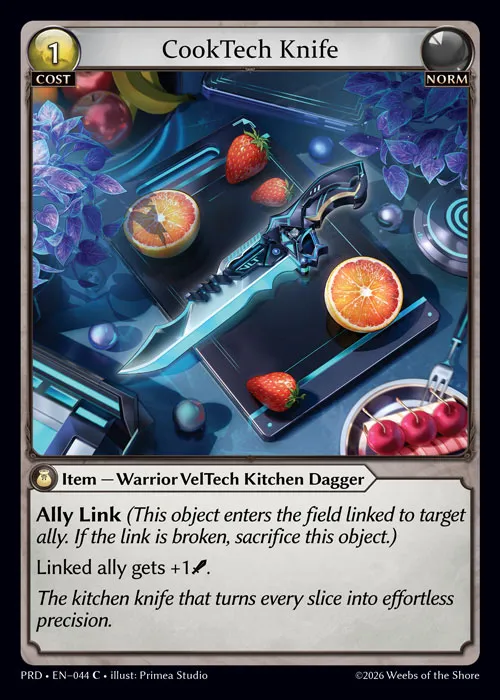 CookTech Knife — .asphodel/paradise — Grand Archive