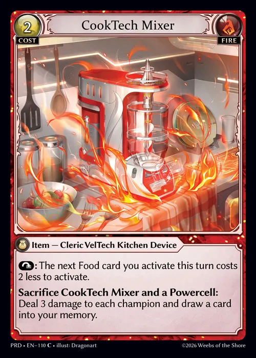 CookTech Mixer — .asphodel/paradise — Grand Archive