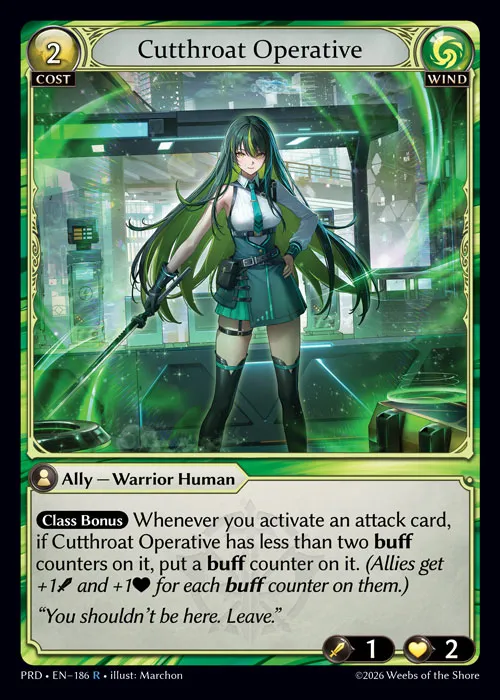 Cutthroat Operative — .asphodel/paradise — Grand Archive