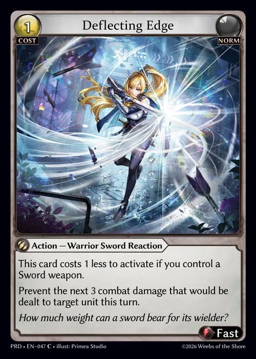 Deflecting Edge — .asphodel/paradise — Grand Archive