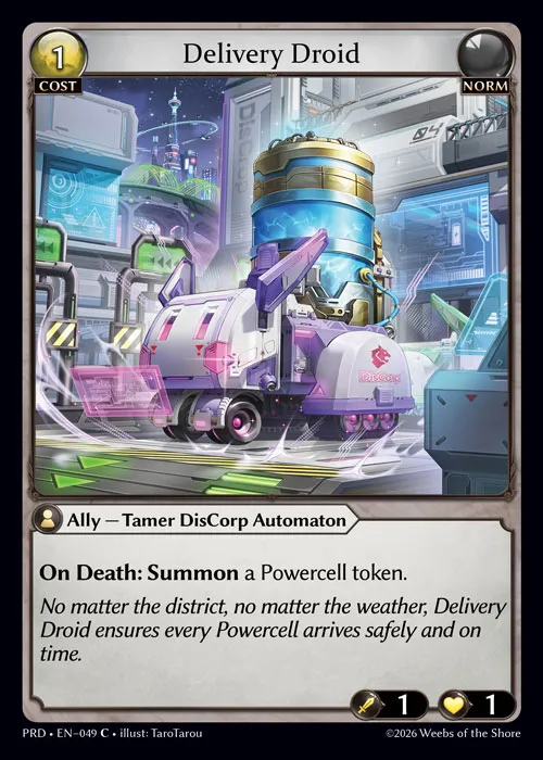 Delivery Droid — .asphodel/paradise — Grand Archive