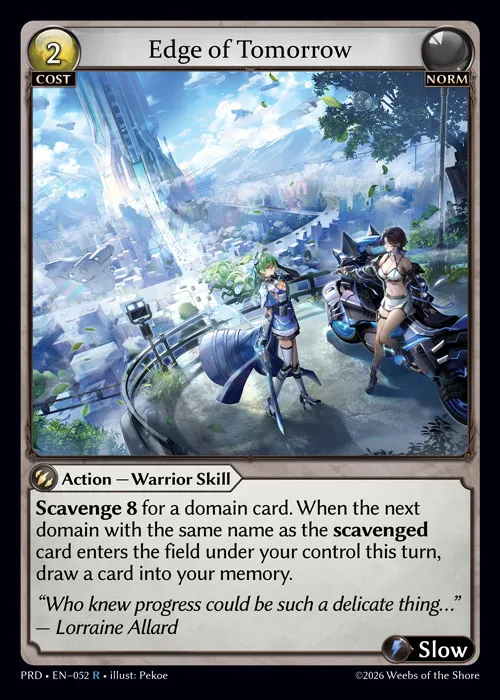 Edge of Tomorrow — .asphodel/paradise — Grand Archive