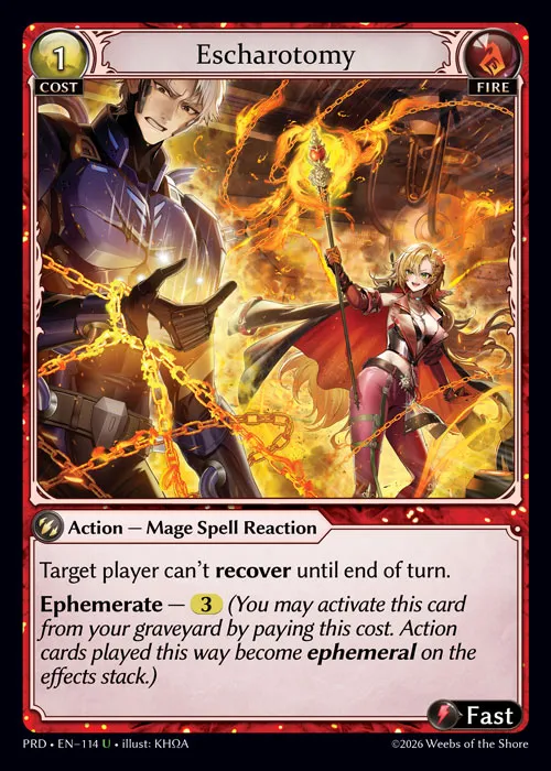 Escharotomy — .asphodel/paradise — Grand Archive