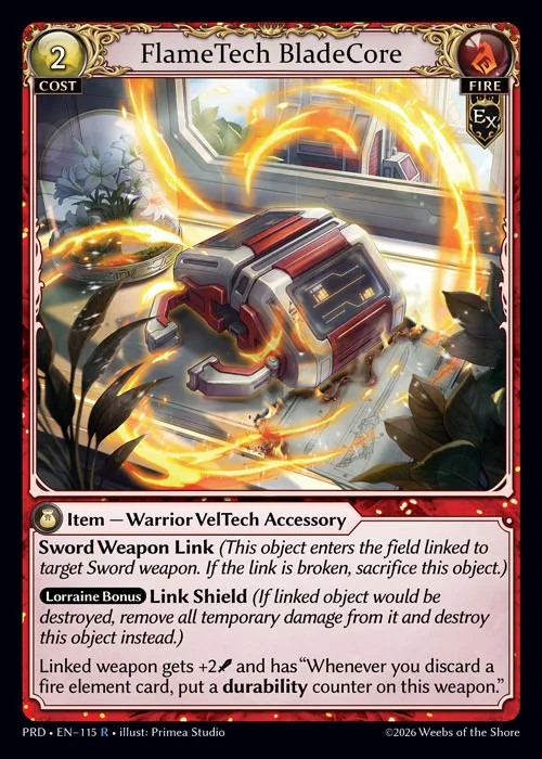 FlameTech BladeCore — .asphodel/paradise — Grand Archive