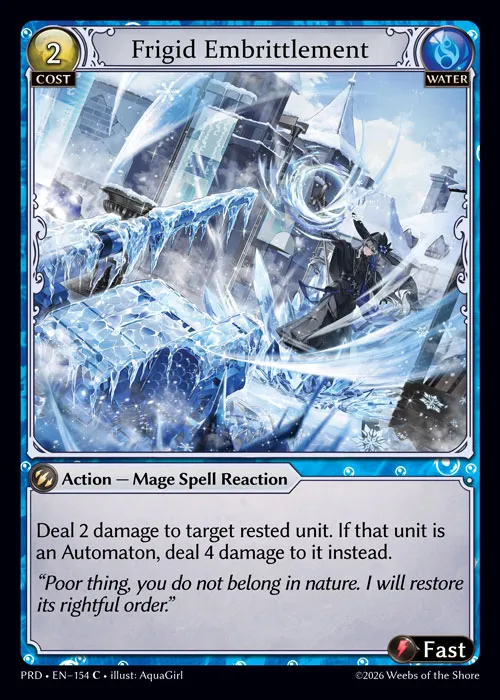 Frigid Embrittlement — .asphodel/paradise — Grand Archive