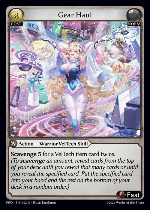 Gear Haul — .asphodel/paradise — Grand Archive