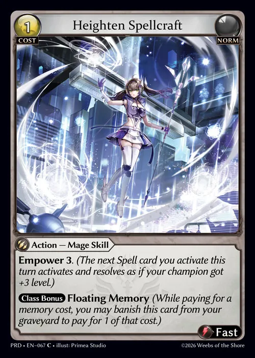 Heighten Spellcraft — .asphodel/paradise — Grand Archive