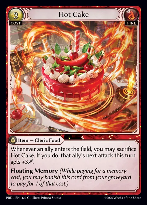 Hot Cake — .asphodel/paradise — Grand Archive