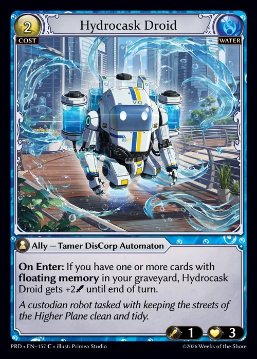 Hydrocask Droid — .asphodel/paradise — Grand Archive
