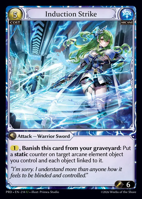 Induction Strike — .asphodel/paradise — Grand Archive