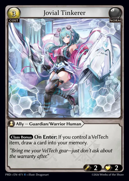 Jovial Tinkerer — .asphodel/paradise — Grand Archive