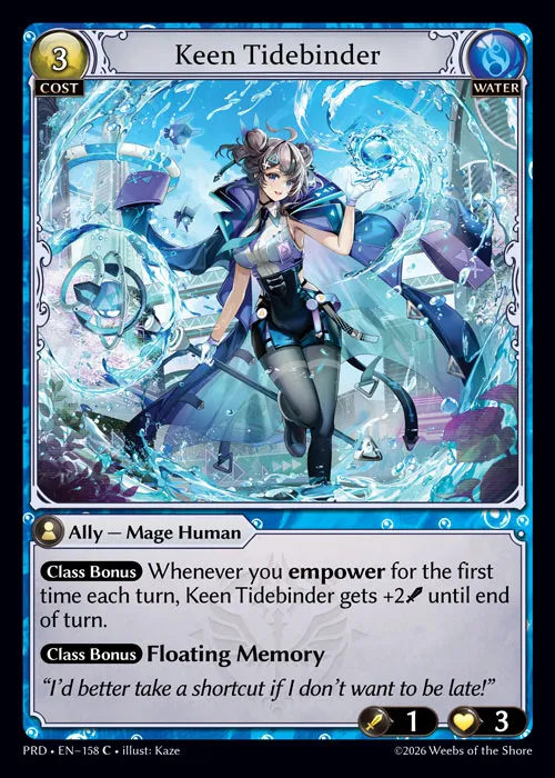 Keen Tidebinder — .asphodel/paradise — Grand Archive