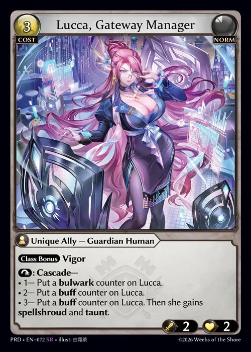 Lucca, Gateway Manager — .asphodel/paradise — Grand Archive TCG
