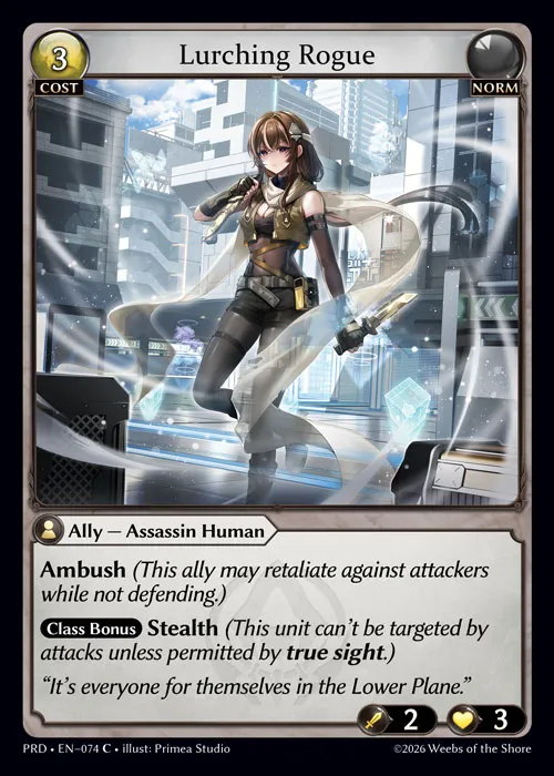 Lurching Rogue — .asphodel/paradise — Grand Archive
