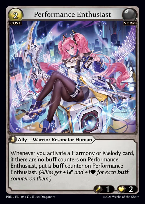 Performance Enthusiast — .asphodel/paradise — Grand Archive