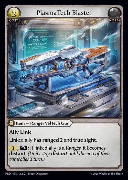 PlasmaTech Blaster — .asphodel/paradise — Grand Archive