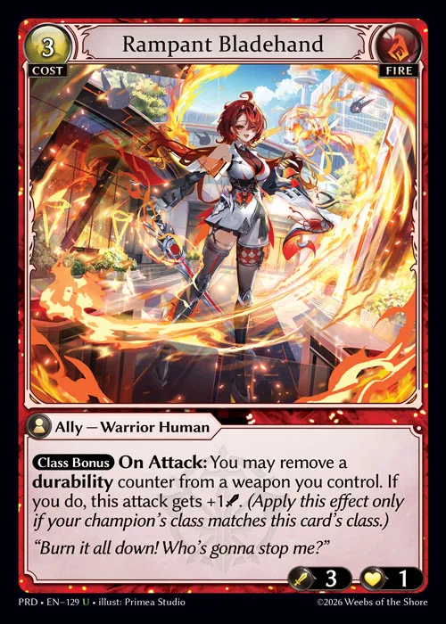 Rampant Bladehand — .asphodel/paradise — Grand Archive