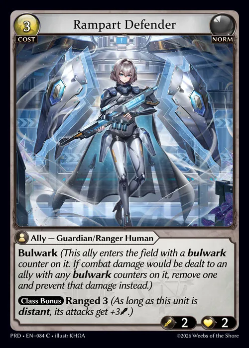 Rampart Defender — .asphodel/paradise — Grand Archive