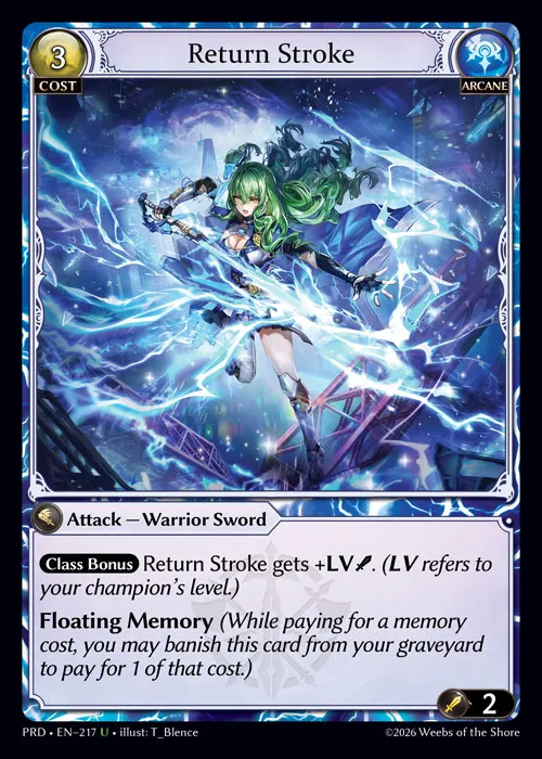 Return Stroke — .asphodel/paradise — Grand Archive
