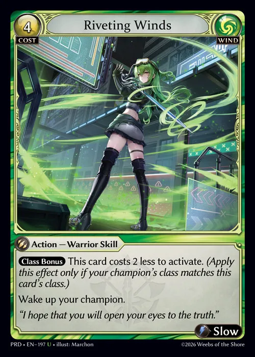Riveting Winds — .asphodel/paradise — Grand Archive