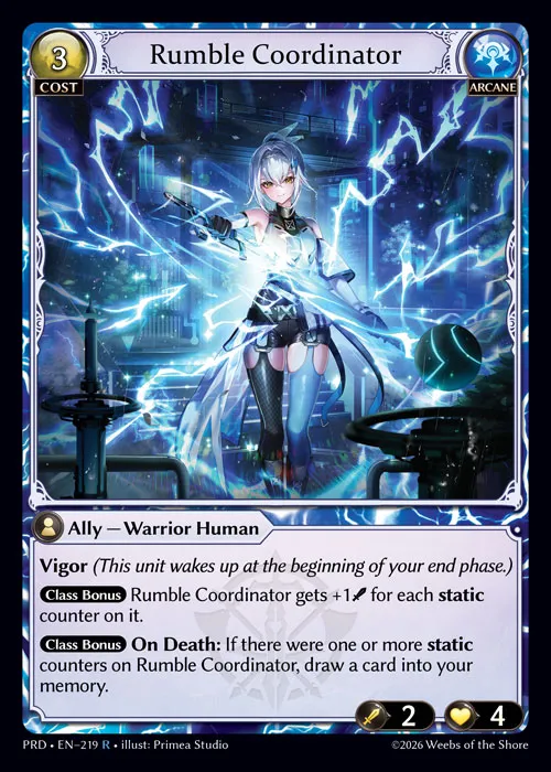 Rumble Coordinator — .asphodel/paradise — Grand Archive