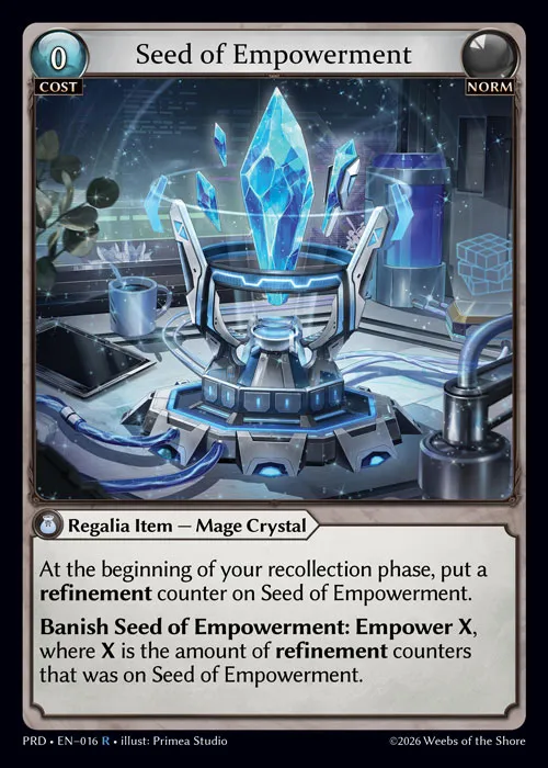 Seed of Empowerment — .asphodel/paradise — Grand Archive