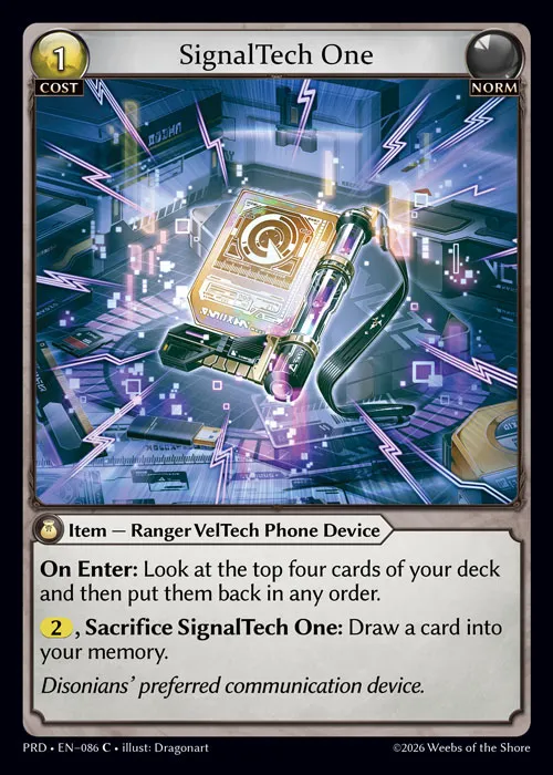 SignalTech One — .asphodel/paradise — Grand Archive