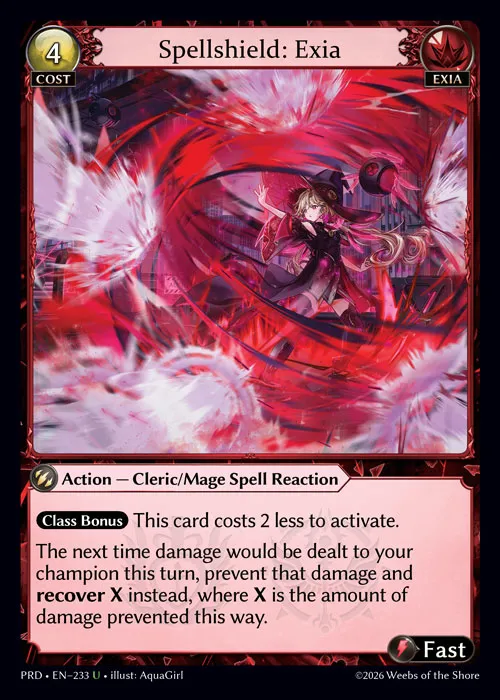 Spellshield: Exia — .asphodel/paradise — Grand Archive