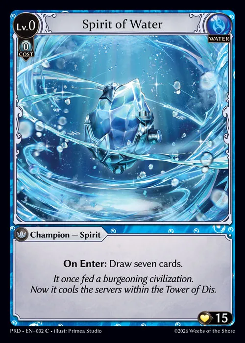 Spirit of Water — .asphodel/paradise — Grand Archive