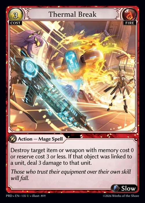 Thermal Break — .asphodel/paradise — Grand Archive