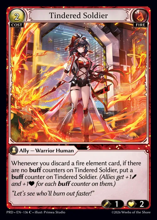 Tindered Soldier — .asphodel/paradise — Grand Archive