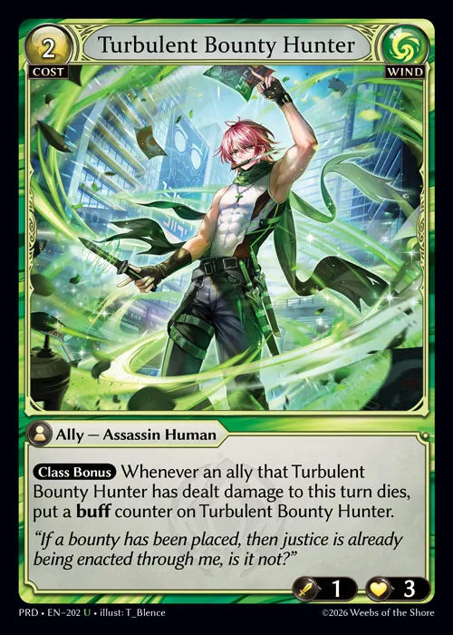 Turbulent Bounty Hunter — .asphodel/paradise — Grand Archive