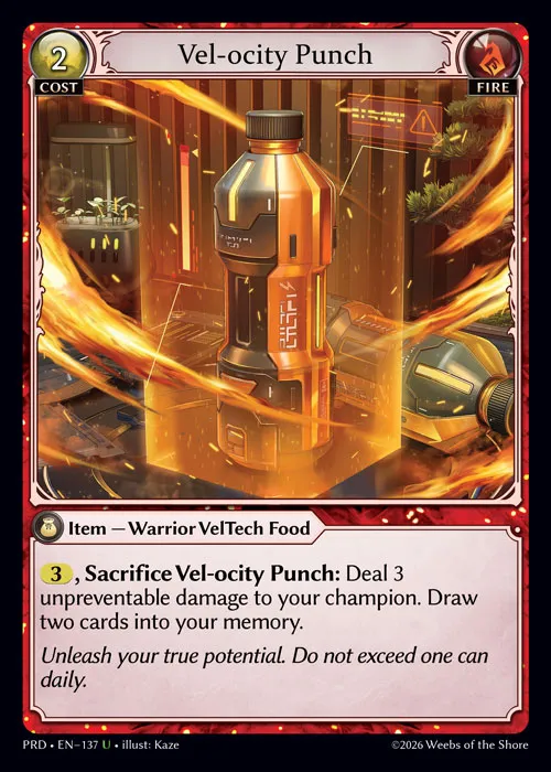 Vel-ocity Punch — .asphodel/paradise — Grand Archive