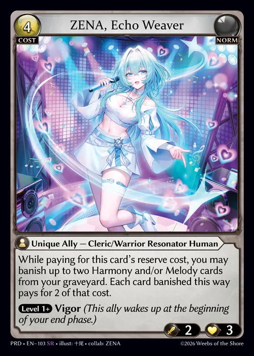 ZENA, Echo Weaver — .asphodel/paradise — Grand Archive