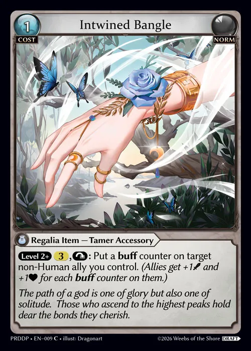 Intwined Bangle — .asphodel/paradise Draft Pack — Grand Archive TCG