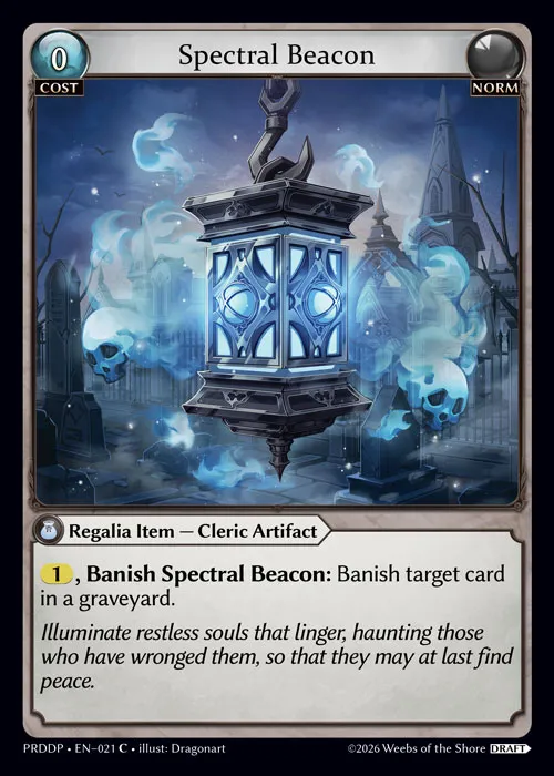 Spectral Beacon — .asphodel/paradise Draft Pack — Grand Archive TCG