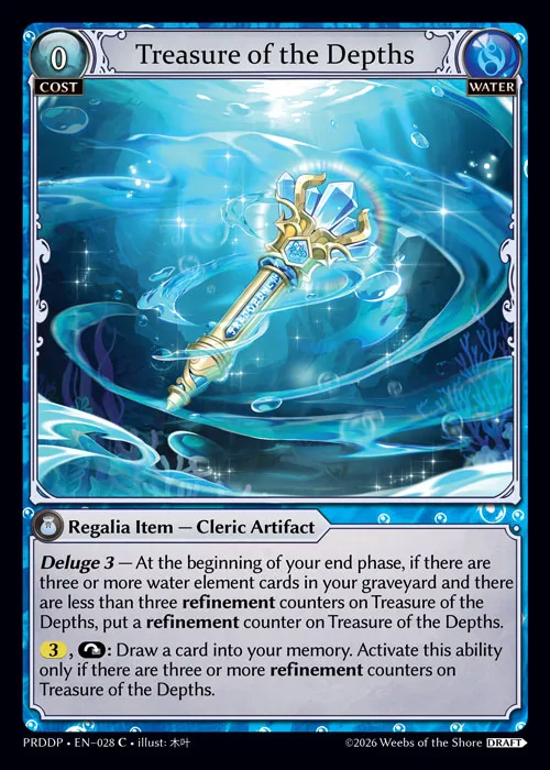 Treasure of the Depths — .asphodel/paradise Draft Pack — Grand Archive