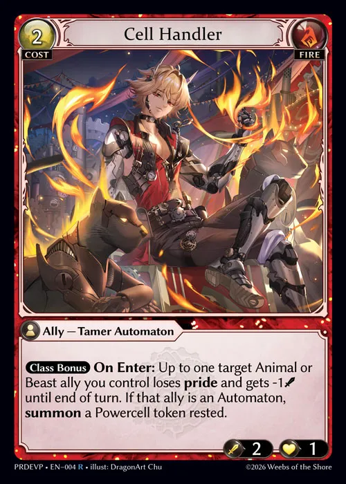 Cell Handler — .asphodel/paradise Event Pack — Grand Archive TCG