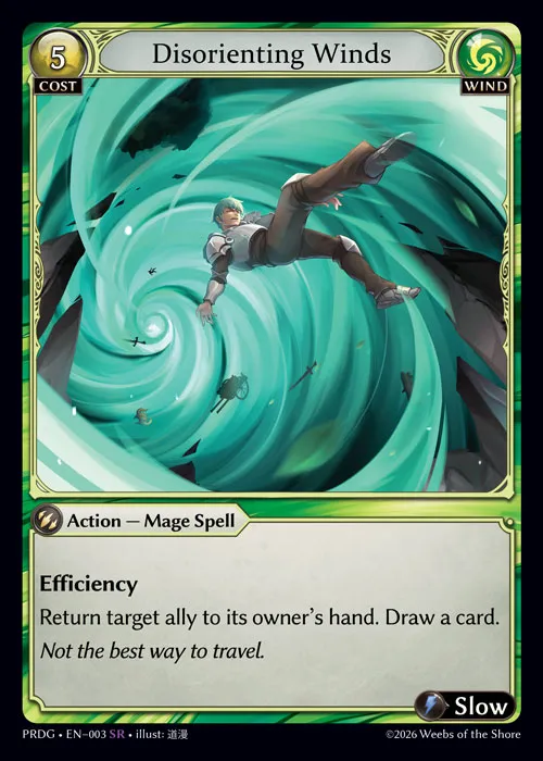 Disorienting Winds — .asphodel/paradise Grimoire — Grand Archive TCG