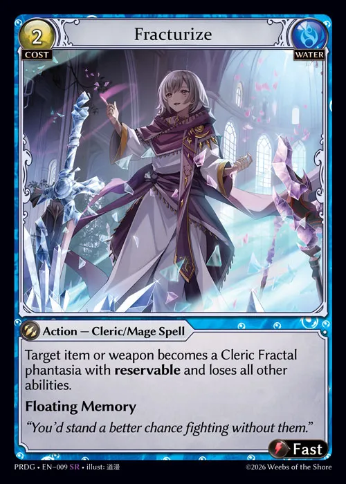 Fracturize — .asphodel/paradise Grimoire — Grand Archive TCG