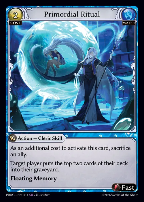 Primordial Ritual — .asphodel/paradise Grimoire — Grand Archive TCG