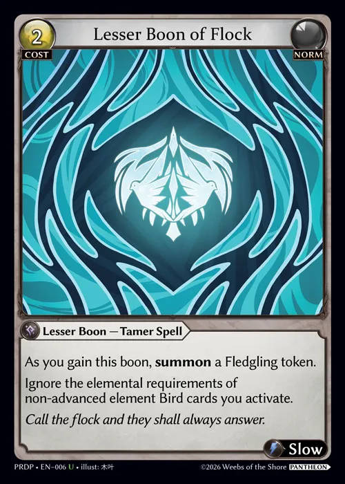 Lesser Boon of Flock — .asphodel/paradise: Pantheon — Grand Archive